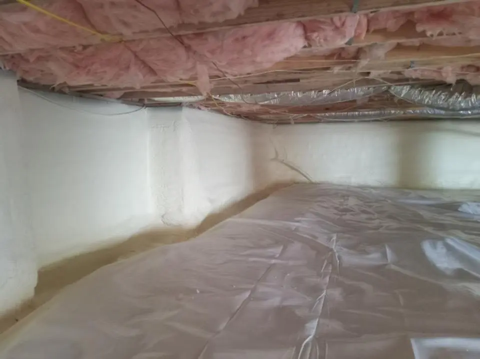 Crawl space encapsulation with closed-cell spray foam for Spray Foam Roofing in Fort Stockton